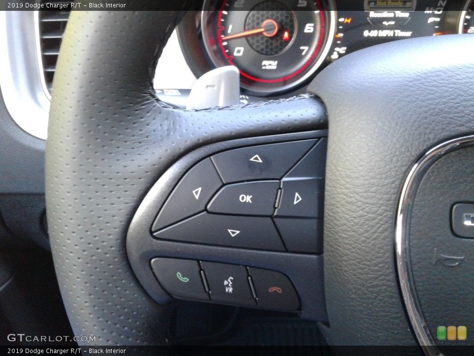 Black Interior Steering Wheel for the 2019 Dodge Charger R/T #130511045