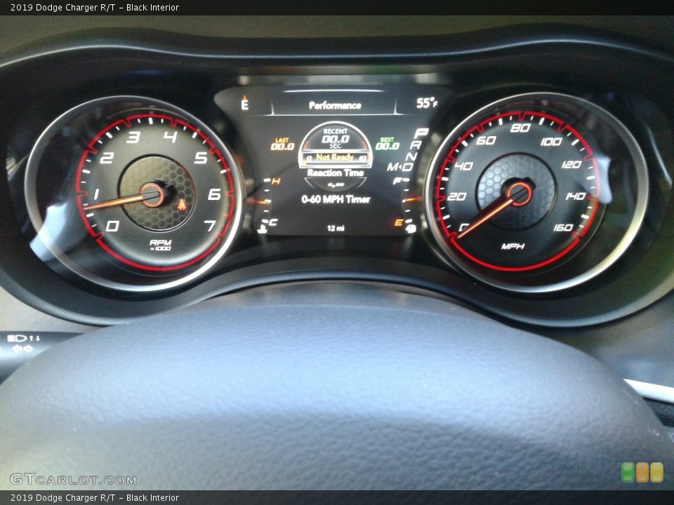 Black Interior Gauges for the 2019 Dodge Charger R/T #130511090