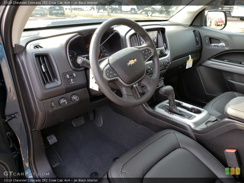 Jet Black Interior Photo for the 2019 Chevrolet Colorado ZR2 Crew Cab 4x4 #130511273