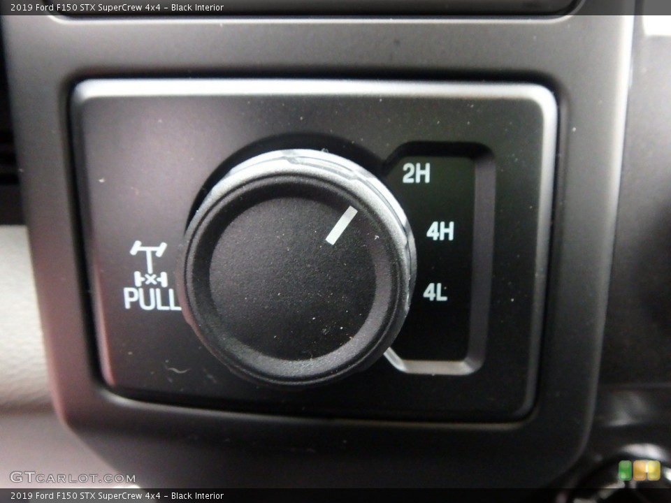Black Interior Controls for the 2019 Ford F150 STX SuperCrew 4x4 #130520111