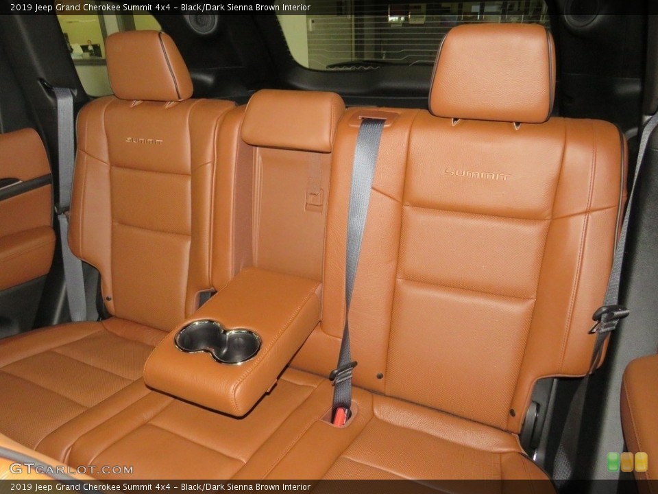 Black/Dark Sienna Brown Interior Rear Seat for the 2019 Jeep Grand Cherokee Summit 4x4 #130530148