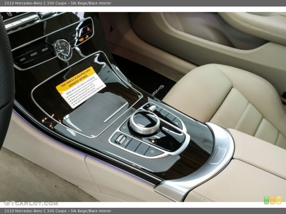 Silk Beige/Black Interior Transmission for the 2019 Mercedes-Benz C 300 Coupe #130531813