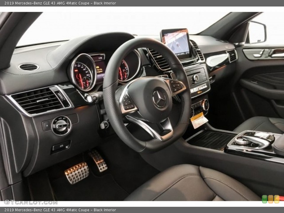 Black Interior Dashboard for the 2019 Mercedes-Benz GLE 43 AMG 4Matic Coupe #130532701