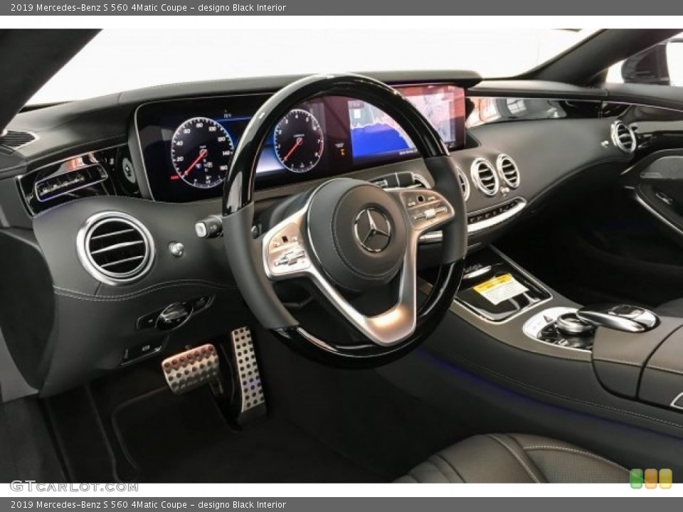 designo Black Interior Dashboard for the 2019 Mercedes-Benz S 560 4Matic Coupe #130532956