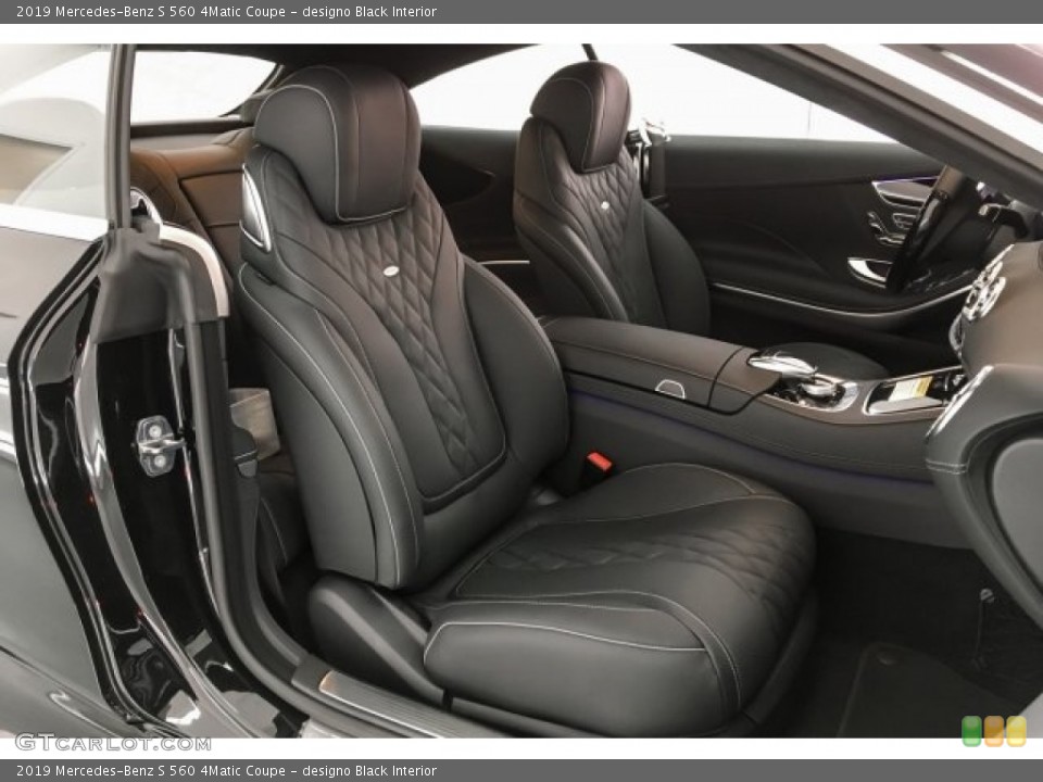 designo Black Interior Photo for the 2019 Mercedes-Benz S 560 4Matic Coupe #130532974