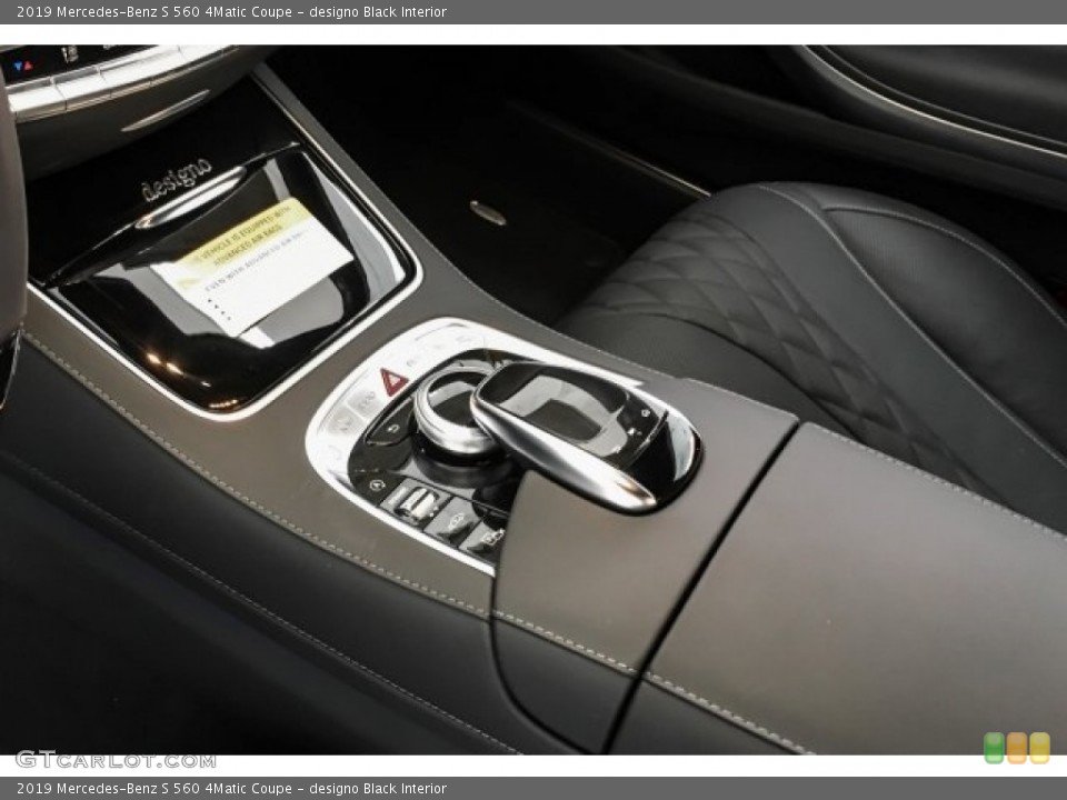 designo Black Interior Controls for the 2019 Mercedes-Benz S 560 4Matic Coupe #130533010