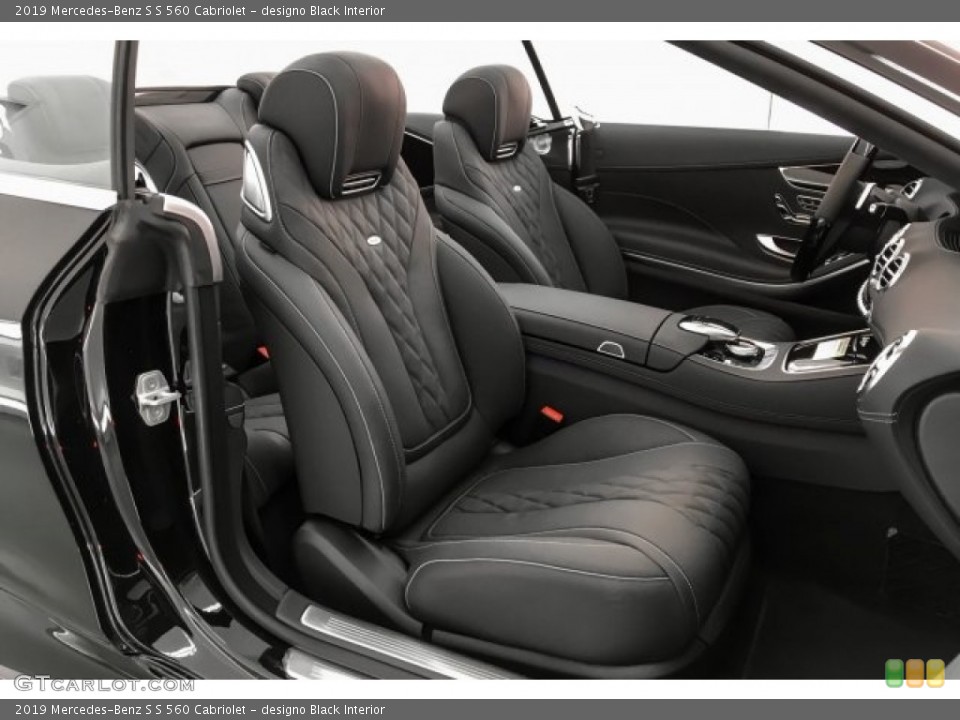 designo Black Interior Photo for the 2019 Mercedes-Benz S S 560 Cabriolet #130533226