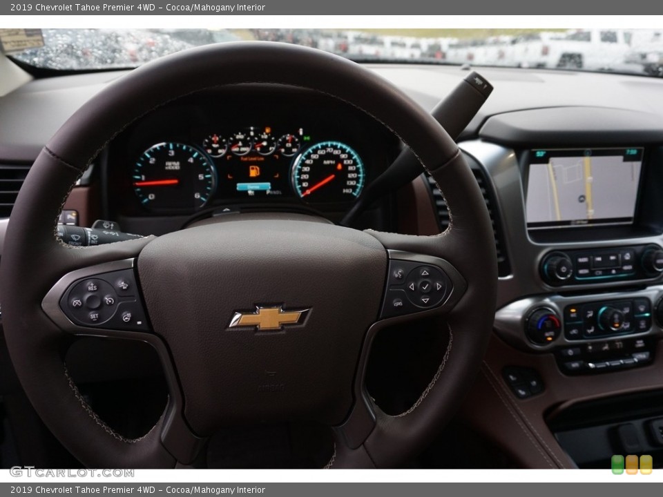 Cocoa/Mahogany Interior Steering Wheel for the 2019 Chevrolet Tahoe Premier 4WD #130533394
