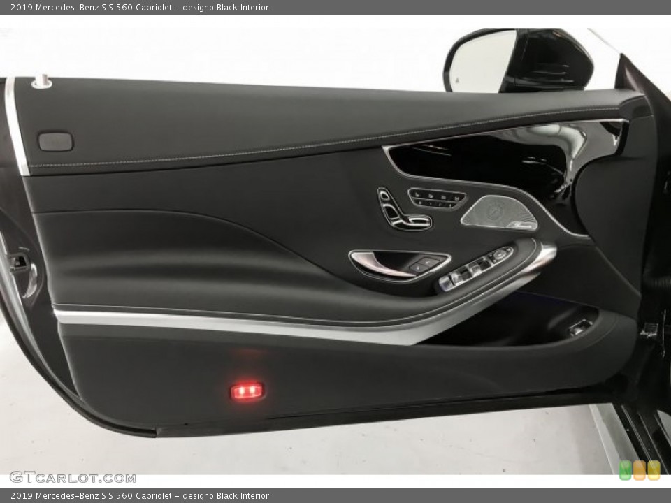 designo Black Interior Door Panel for the 2019 Mercedes-Benz S S 560 Cabriolet #130533607