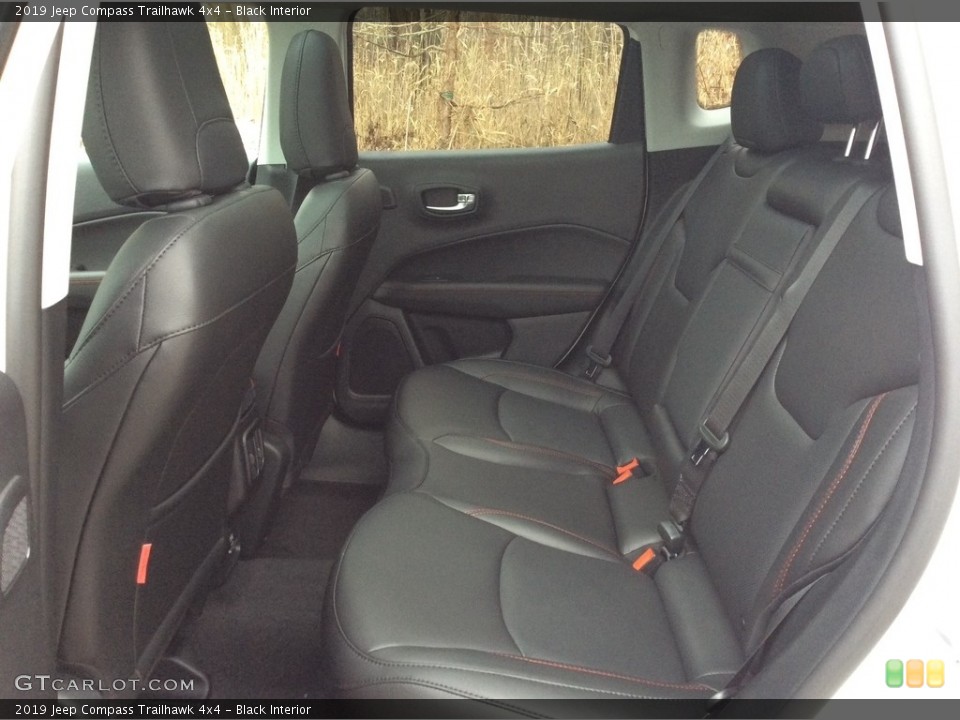 Black Interior Rear Seat for the 2019 Jeep Compass Trailhawk 4x4 #130533619