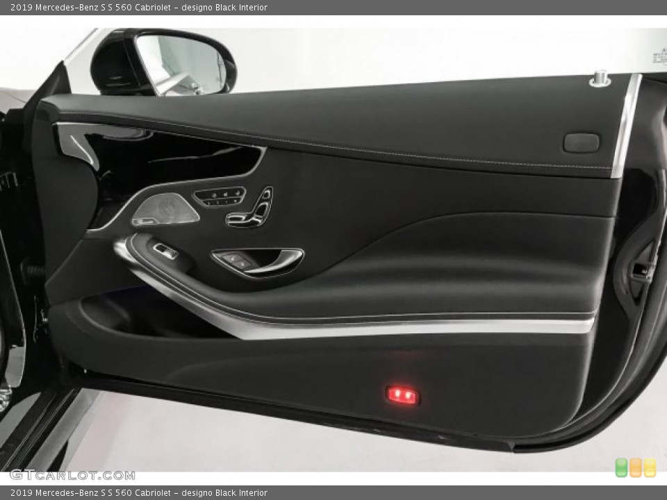 designo Black Interior Door Panel for the 2019 Mercedes-Benz S S 560 Cabriolet #130533676