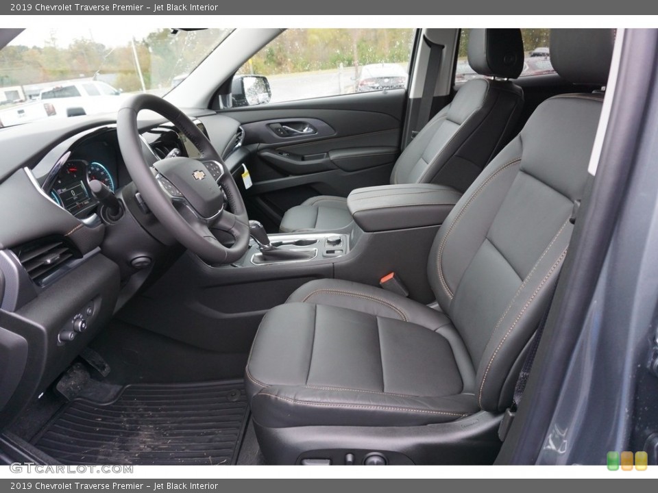 Jet Black Interior Front Seat for the 2019 Chevrolet Traverse Premier #130534237