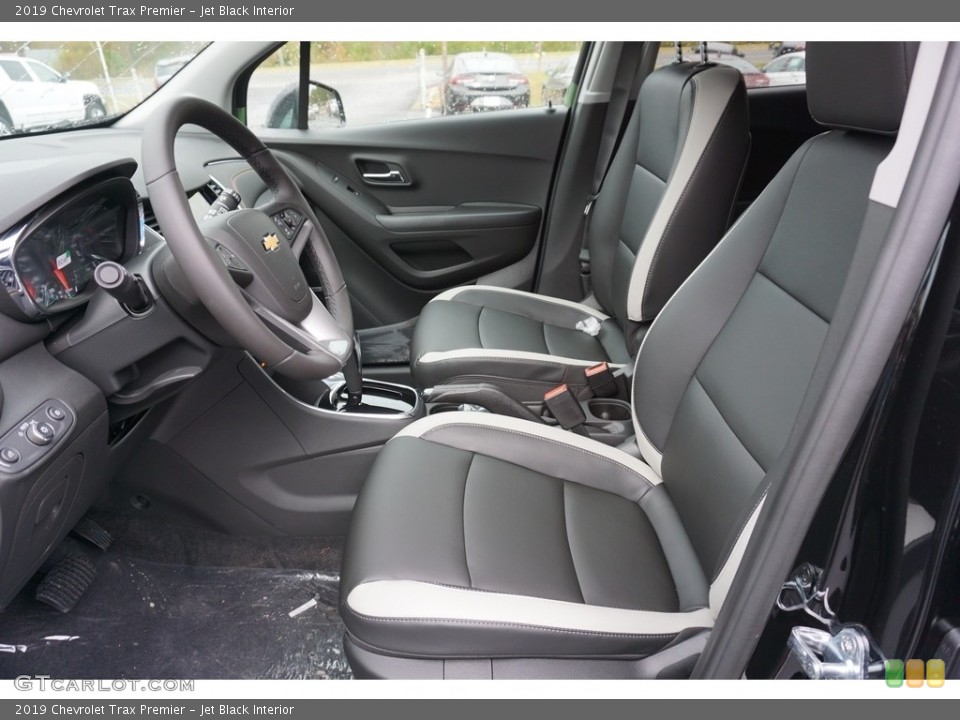Jet Black Interior Front Seat for the 2019 Chevrolet Trax Premier #130535350