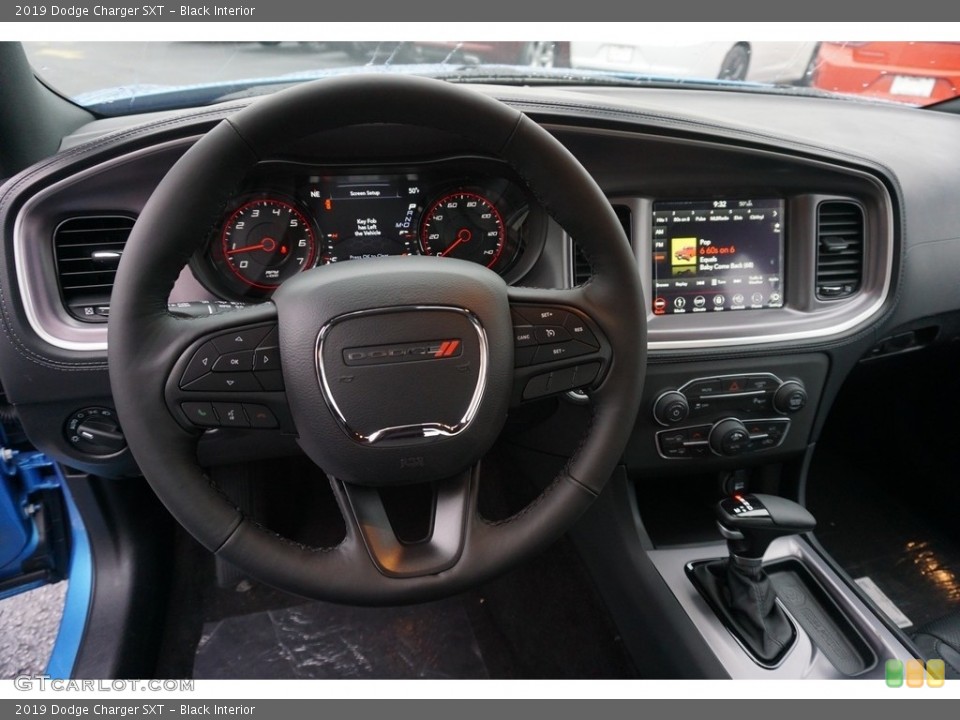 Black Interior Dashboard for the 2019 Dodge Charger SXT #130537081