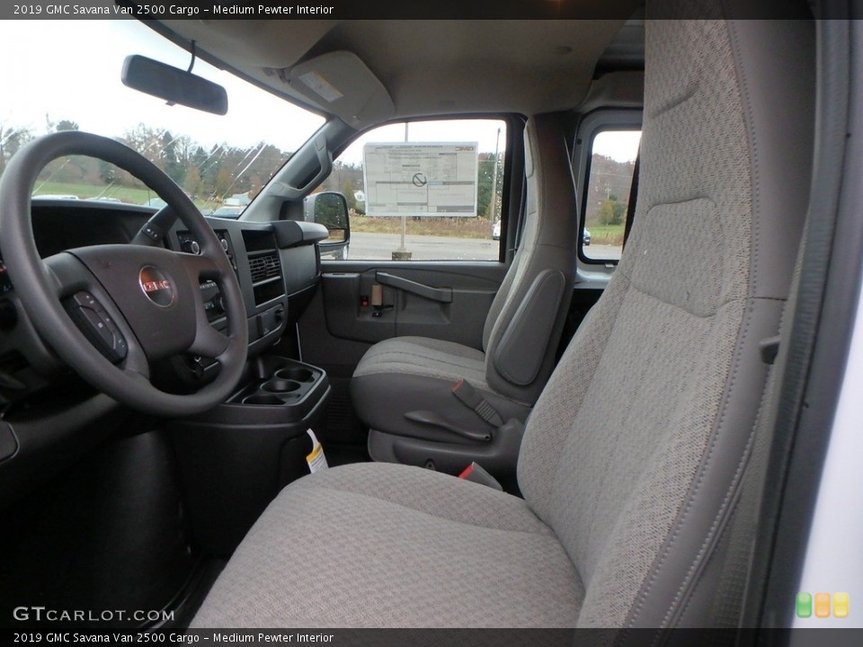 Medium Pewter 2019 GMC Savana Van Interiors