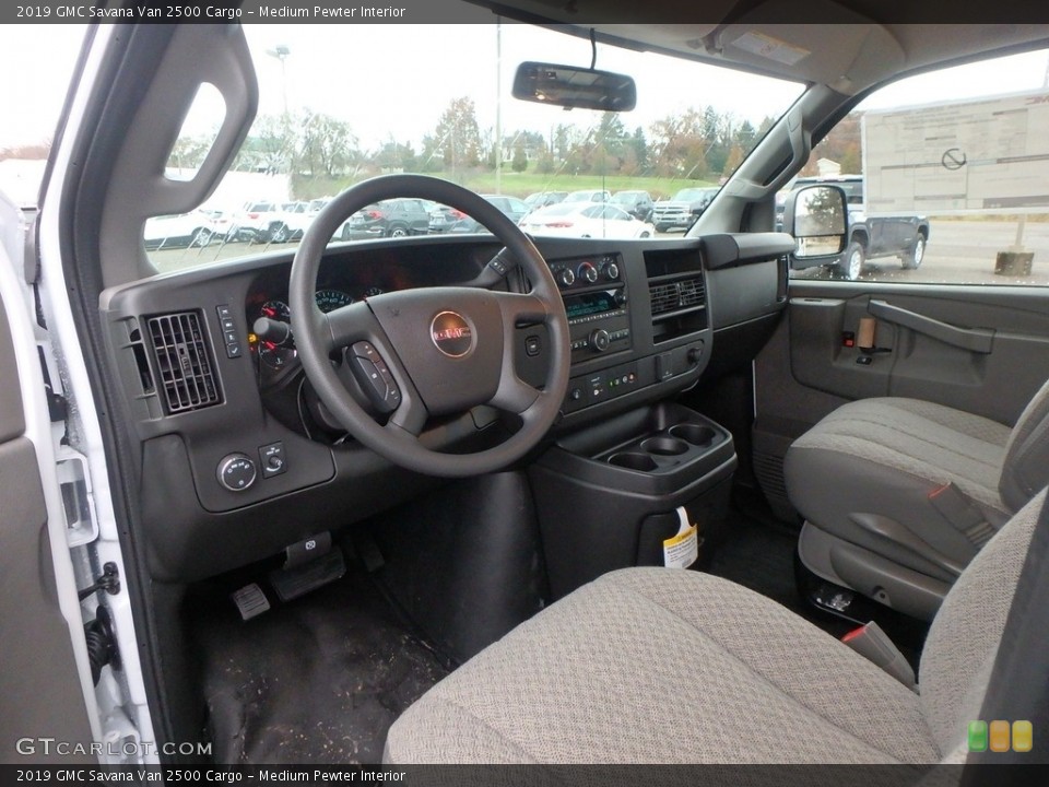 Medium Pewter Interior Photo for the 2019 GMC Savana Van 2500 Cargo #130542850