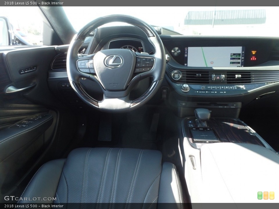Black Interior Dashboard for the 2018 Lexus LS 500 #130546139