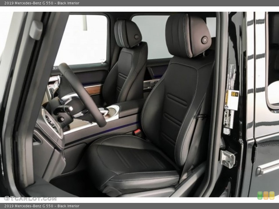 Black Interior Front Seat for the 2019 Mercedes-Benz G 550 #130548674