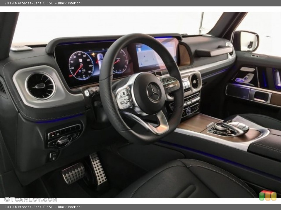 Black Interior Dashboard for the 2019 Mercedes-Benz G 550 #130548830