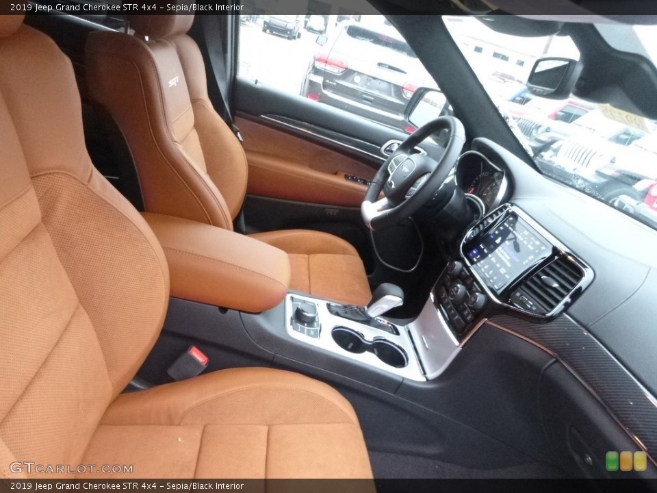 Sepia/Black 2019 Jeep Grand Cherokee Interiors