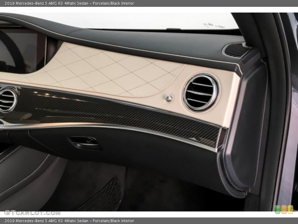 Porcelain/Black Interior Dashboard for the 2019 Mercedes-Benz S AMG 63 4Matic Sedan #130554856