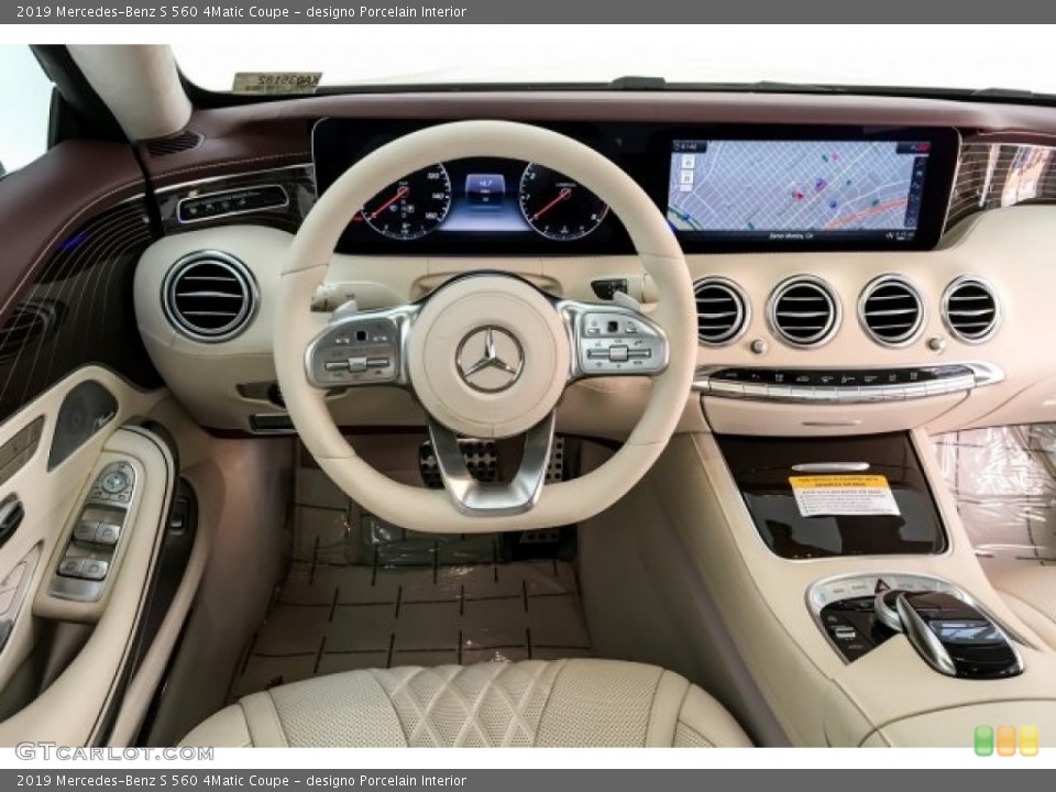 designo Porcelain Interior Dashboard for the 2019 Mercedes-Benz S 560 4Matic Coupe #130555889