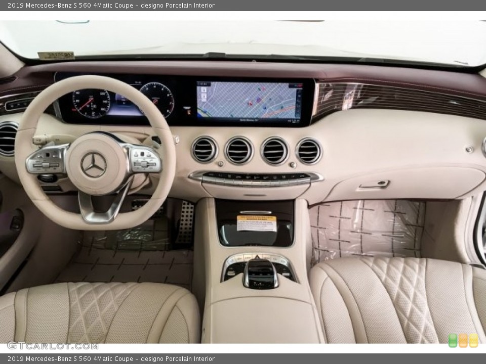 designo Porcelain Interior Dashboard for the 2019 Mercedes-Benz S 560 4Matic Coupe #130556165