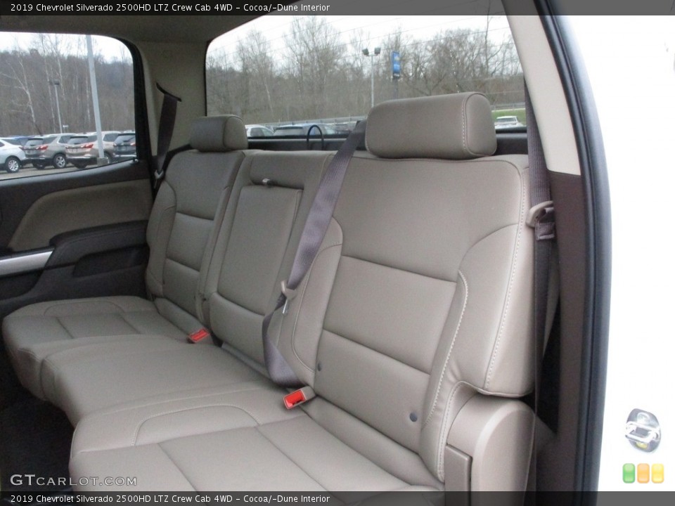 Cocoa/­Dune Interior Rear Seat for the 2019 Chevrolet Silverado 2500HD LTZ Crew Cab 4WD #130558853