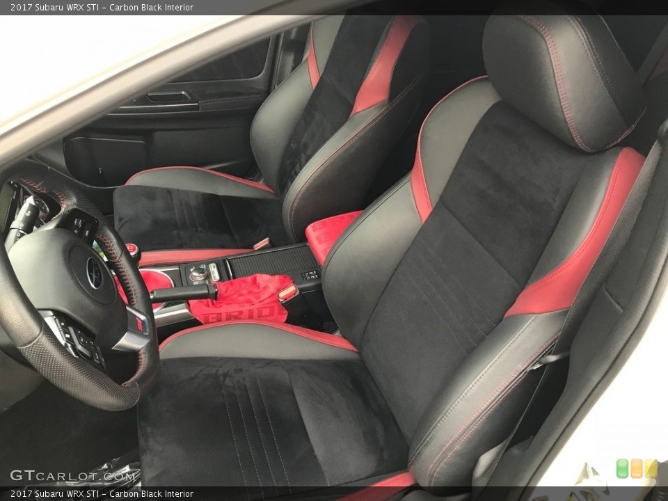 Carbon Black Interior Front Seat for the 2017 Subaru WRX STI #130560356