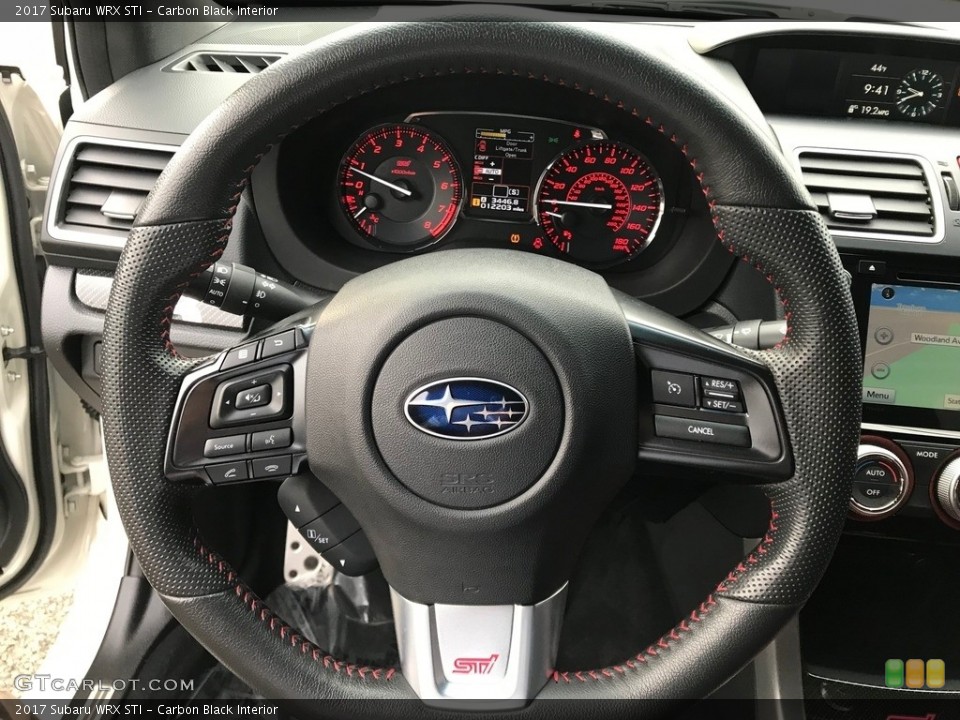 Carbon Black Interior Steering Wheel for the 2017 Subaru WRX STI #130560809