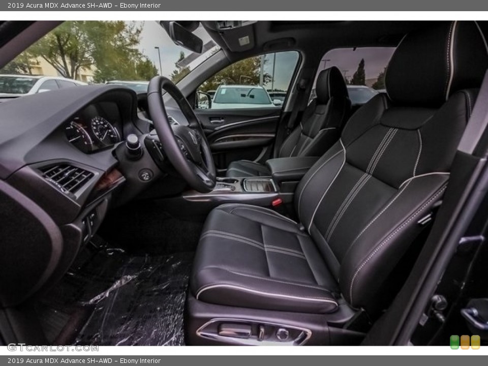 Ebony Interior Photo for the 2019 Acura MDX Advance SH-AWD #130567997