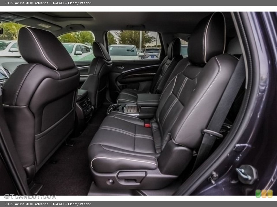 Ebony Interior Rear Seat for the 2019 Acura MDX Advance SH-AWD #130568006