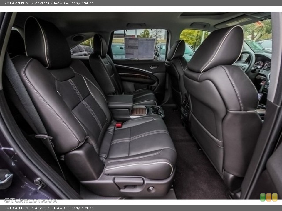 Ebony Interior Rear Seat for the 2019 Acura MDX Advance SH-AWD #130568030