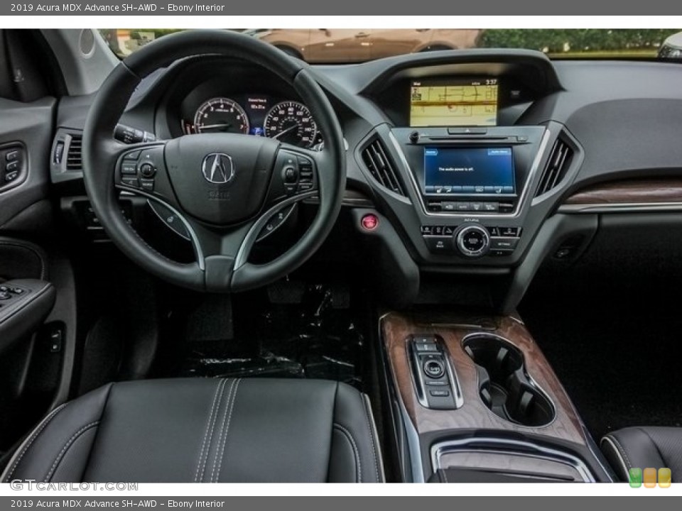 Ebony Interior Dashboard for the 2019 Acura MDX Advance SH-AWD #130568048