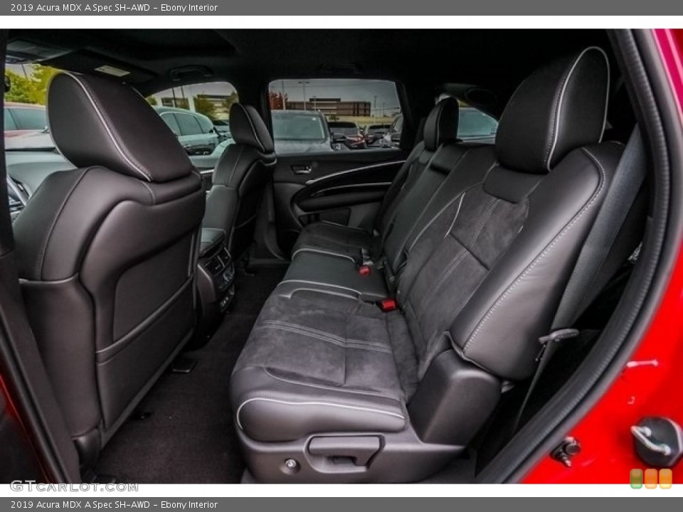 Ebony Interior Rear Seat for the 2019 Acura MDX A Spec SH-AWD #130568204