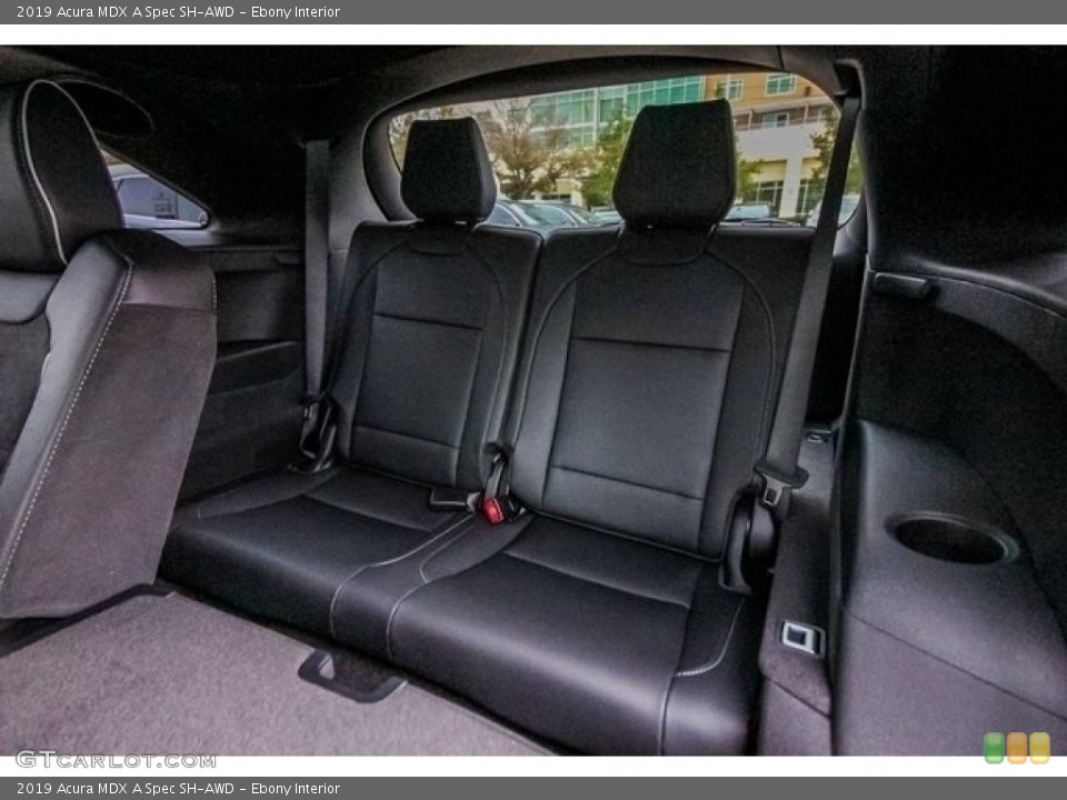 Ebony Interior Rear Seat for the 2019 Acura MDX A Spec SH-AWD #130568210