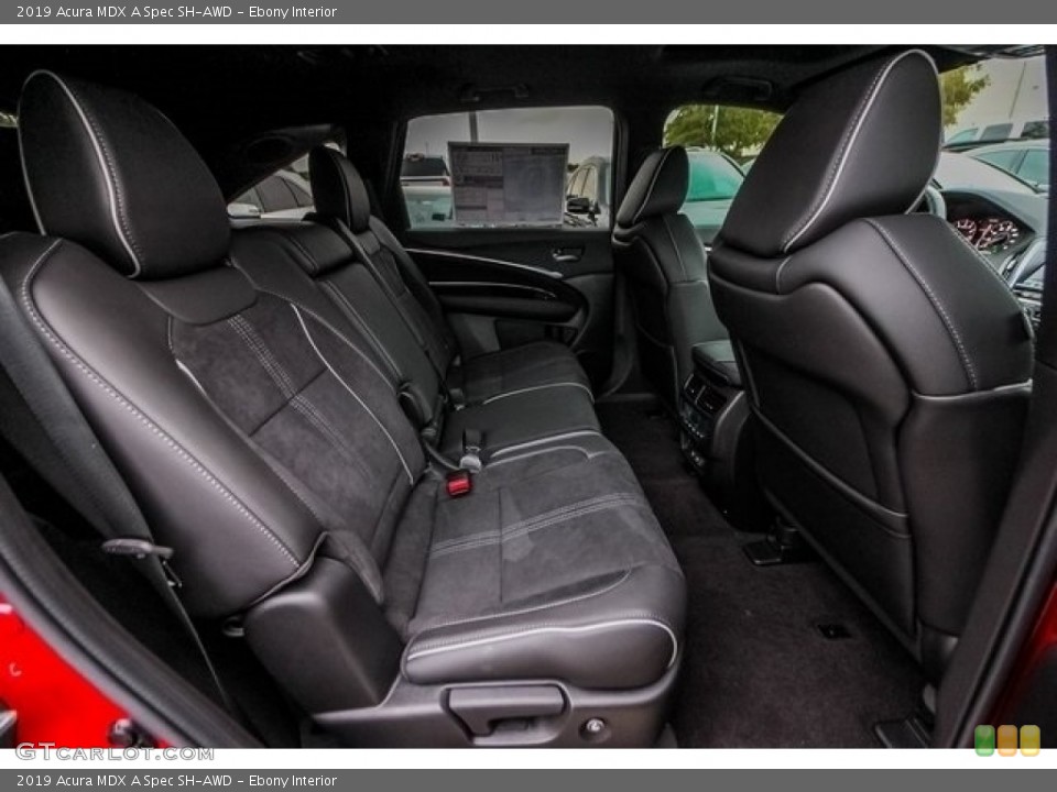 Ebony Interior Rear Seat for the 2019 Acura MDX A Spec SH-AWD #130568228