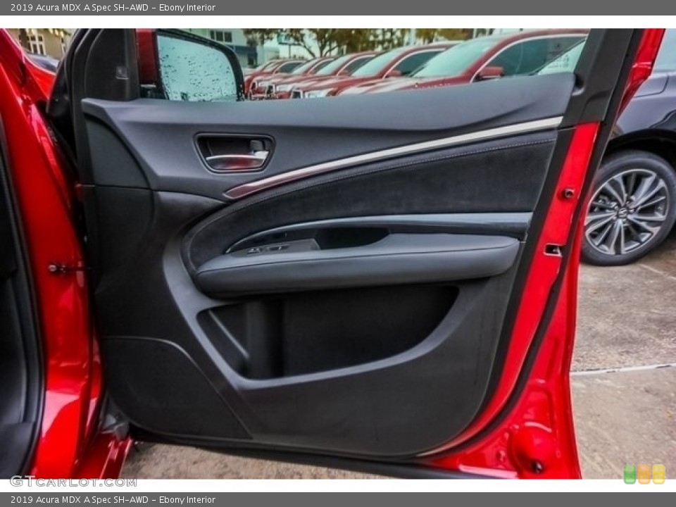Ebony Interior Door Panel for the 2019 Acura MDX A Spec SH-AWD #130568231