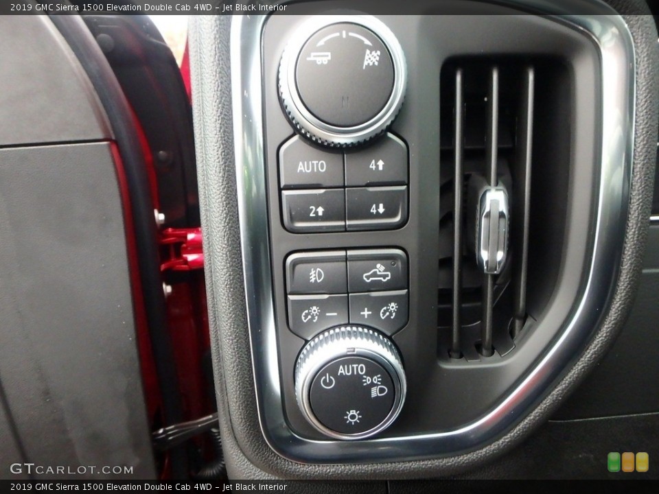 Jet Black Interior Controls for the 2019 GMC Sierra 1500 Elevation Double Cab 4WD #130569789