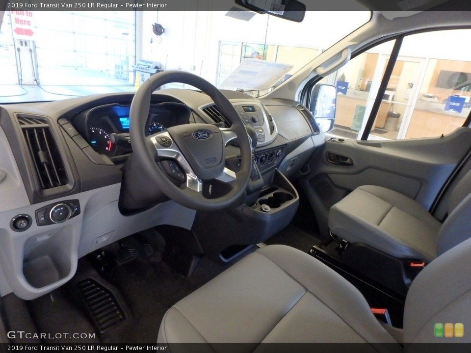 Pewter Interior Photo for the 2019 Ford Transit Van 250 LR Regular #130574127