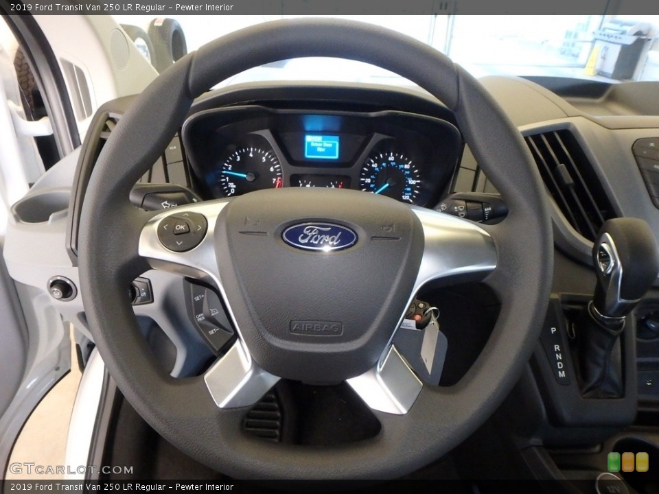 Pewter Interior Steering Wheel for the 2019 Ford Transit Van 250 LR Regular #130574250