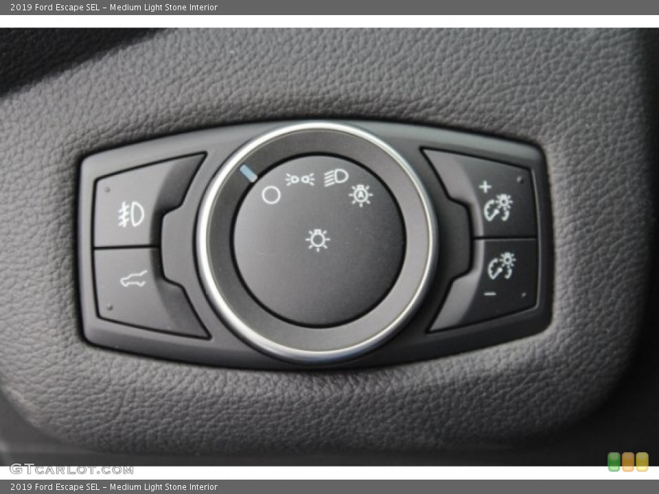 Medium Light Stone Interior Controls for the 2019 Ford Escape SEL #130575840