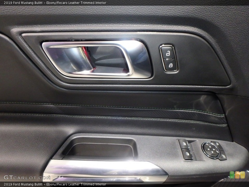 Ebony/Recaro Leather Trimmed Interior Controls for the 2019 Ford Mustang Bullitt #130578780