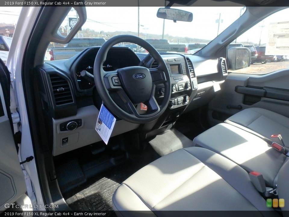 Earth Gray Interior Photo for the 2019 Ford F150 XL Regular Cab 4x4 #130578891