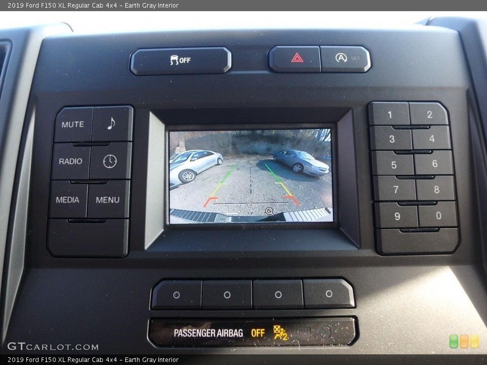 Earth Gray Interior Controls for the 2019 Ford F150 XL Regular Cab 4x4 #130578999