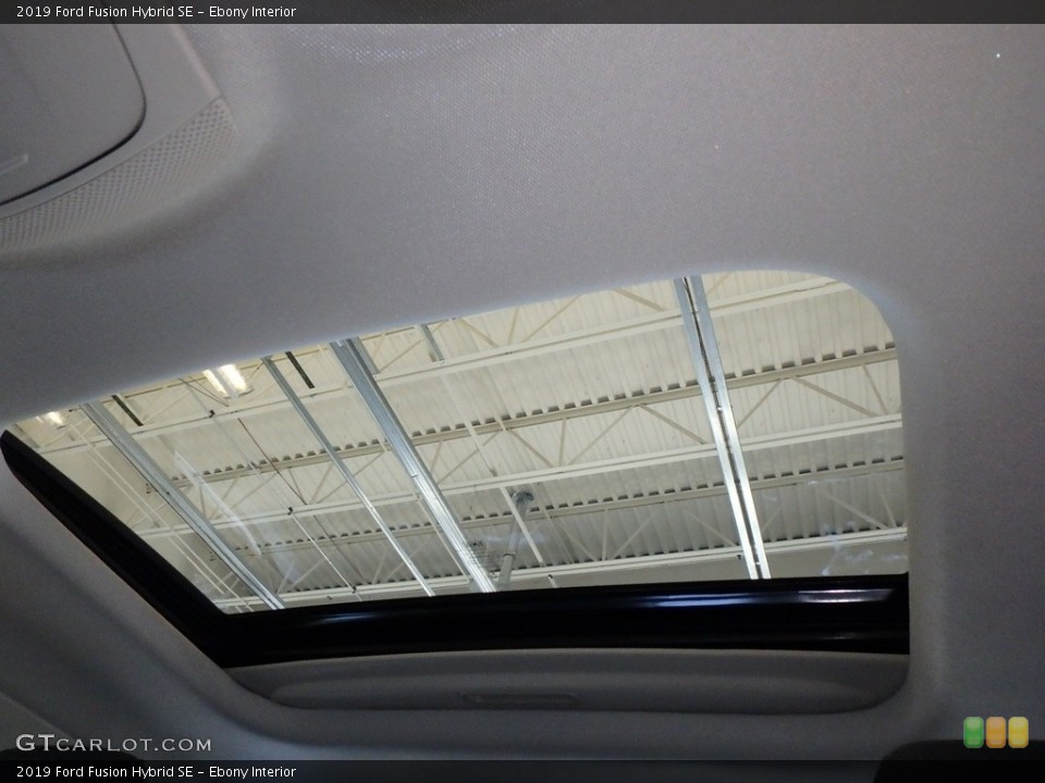 Ebony Interior Sunroof for the 2019 Ford Fusion Hybrid SE #130579146