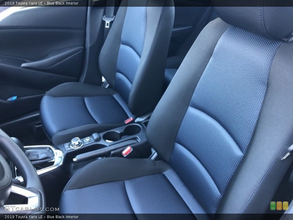 Blue Black 2019 Toyota Yaris Interiors