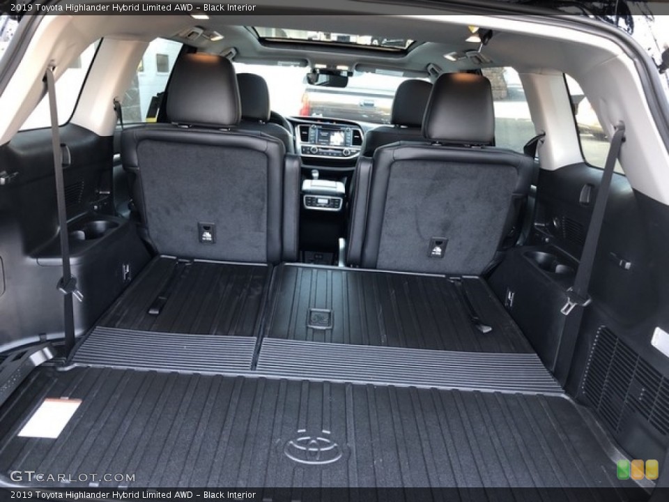 Black Interior Trunk for the 2019 Toyota Highlander Hybrid Limited AWD #130583307