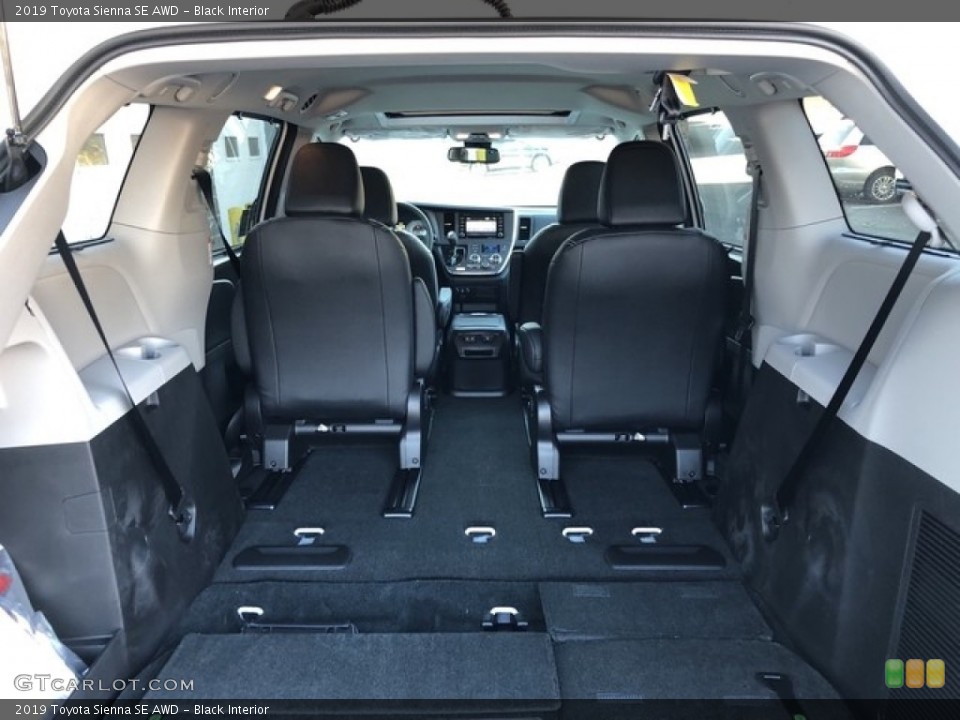 Black Interior Trunk for the 2019 Toyota Sienna SE AWD #130584171