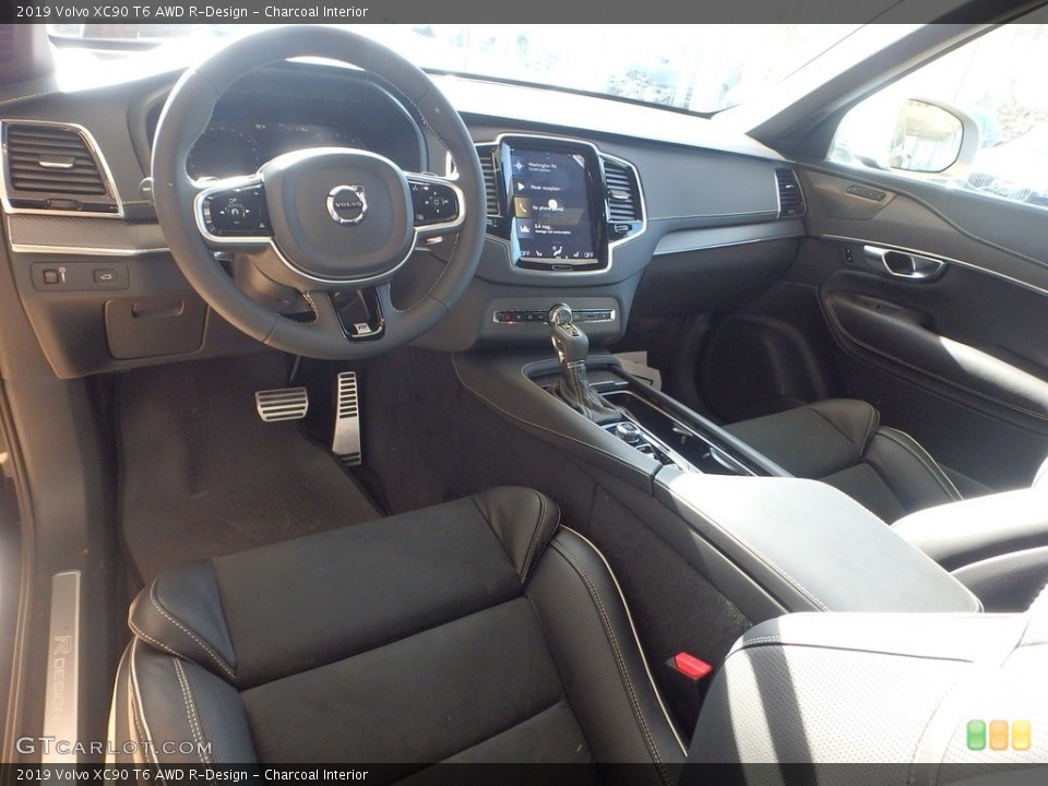 Charcoal Interior Front Seat for the 2019 Volvo XC90 T6 AWD R-Design #130585134